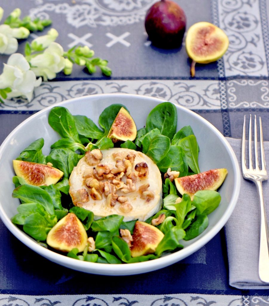 Salat mit warmem Ziegenkäse und Feigen - Sophie Bonnet